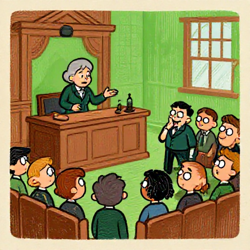 Chapter 5 illustration: The Trial